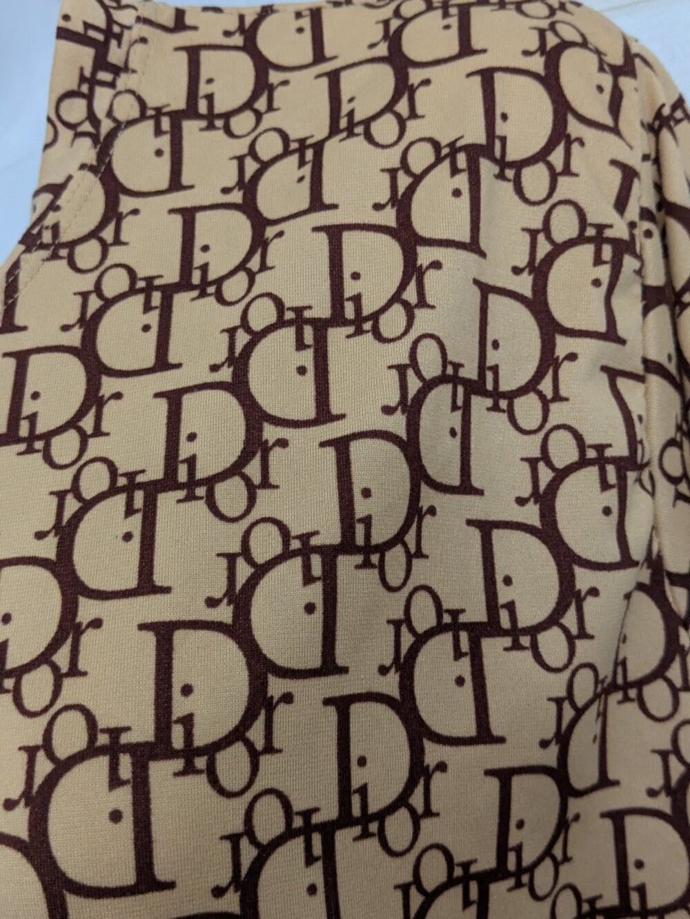Pijamas Set For Women's Monogran Size S - M Brown .